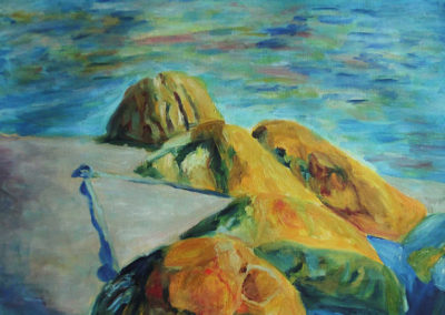 Fishing Nets, Acrylic on canvas