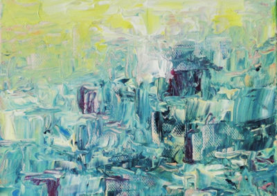 Green City, Acrylic on canvas